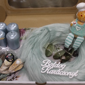 Csináld magad box- adventi ajtódísz illetve adventi koszorú DIY - diy (csináld magad) - egységcsomag - Meska.hu