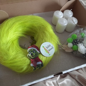 Grincs adventi alkoss magad box DIY - Meska.hu