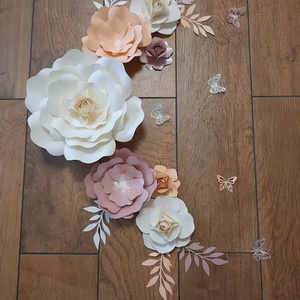 Papírvirág szett  - Meska.hu