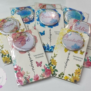 Névre szóló zsebtükör díszcsomagolásban, Otthon & Életmód, Dekoráció, Tükör, , MESKA