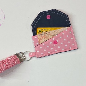 Textil kártya és pénztárca csuklópánttal - otthon & életmód - lakástextil - varrókellék - Meska.hu