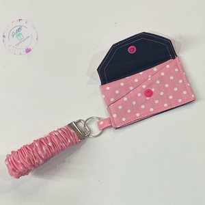 Textil kártya és pénztárca csuklópánttal - otthon & életmód - lakástextil - varrókellék - Meska.hu