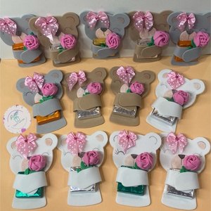 Csoki, cukorka tartó maci - otthon & életmód - papír, írószer - ajándékozás kellékei - képeslap, üdvözlőlap - Meska.hu