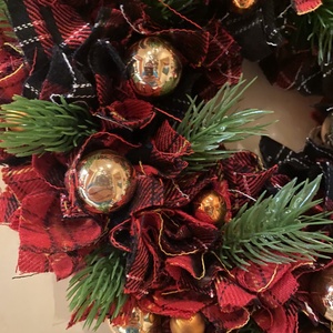 Karácsonyi kopogtató - karácsony - adventi díszek - adventi ajtódísz - Meska.hu