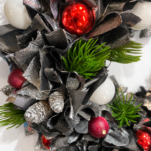 Karácsonyi kopogtató - karácsony - adventi díszek - adventi ajtódísz - Meska.hu