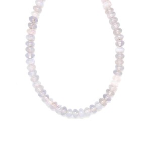 Kalcedon lencse 4-6x2,5-3mm ékszerkészítő alapanyag (füzér), Kellékek & szerszámok, Ásvány alapanyag, Ásványfüzér, , MESKA