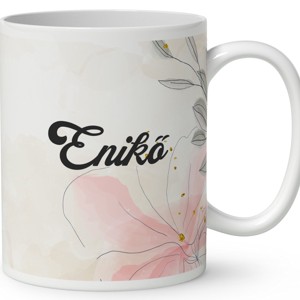 Névvel kérhető - Kávézós katicabogár mintás bögre - otthon & életmód - konyhafelszerelés, tálalás - tálalás - bögre & csésze - Meska.hu