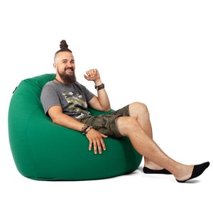 Zöld XXL Babzsákfotel, , , MESKA