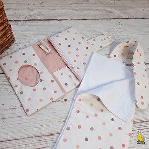 Babalátogató csomag - Polka dots - játék & sport - babalátogató ajándékcsomag - Meska.hu