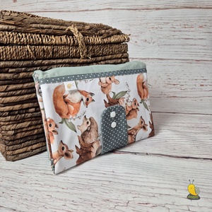 Maxi pelenkatartó táska - Erdei állatok - baba - mama - pelenkázó, babafürdető kellékek - pelenkázó neszeszer, pelenkatartó - Meska.hu