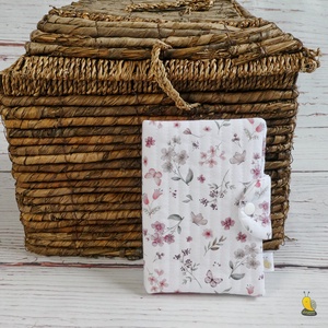 Egészségügyi kiskönyv borító - Pillangók - steppelt - táska & tok - pénztárca & más tok - kártyatartó & irattartó - Meska.hu