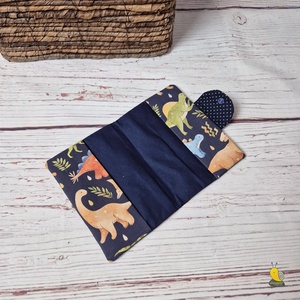 Egészségügyi kiskönyv borító - Dinók - táska & tok - pénztárca & más tok - kártyatartó & irattartó - Meska.hu