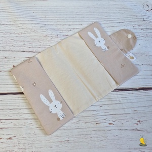 Egészségügyi kiskönyv borító - Nyuszik - baba - mama - babaemlékek - egészségügyi kiskönyv borító - Meska.hu