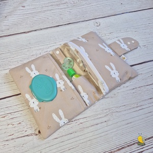 Pelenkázó neszesszer - Nyuszik - baba - mama - pelenkázó, babafürdető kellékek - pelenkázó neszeszer, pelenkatartó - Meska.hu