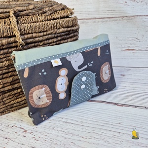 Pelenkázó neszesszer - Szafari, Baba - mama, Pelenkázó, babafürdető kellékek, Pelenkázó neszeszer, pelenkatartó, Varrás, MESKA