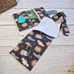 Pelenkázó neszesszer - Szafari - baba - mama - pelenkázó, babafürdető kellékek - pelenkázó neszeszer, pelenkatartó - Meska.hu