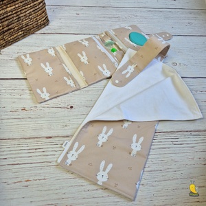 Maxi pelenkatartó táska - Nyuszik - baba - mama - pelenkázó, babafürdető kellékek - pelenkázó neszeszer, pelenkatartó - Meska.hu