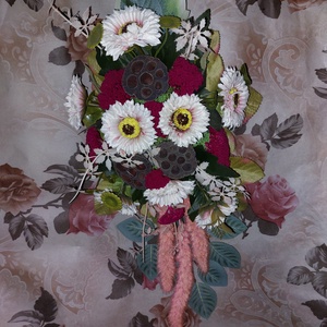 Tavaszi asztaldísz - otthon & életmód - virágdekoráció - virágdíszek - asztali virágdísz - Meska.hu