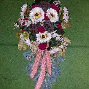 Tavaszi asztaldísz - otthon & életmód - virágdekoráció - virágdíszek - asztali virágdísz - Meska.hu