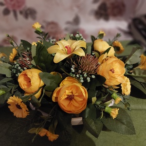 Tavaszi asztaldísz, Otthon & Életmód, Dekoráció, Asztal és polc dekoráció, Asztaldísz, Virágkötés, MESKA