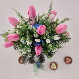 Tavaszi asztaldísz - ünnepi díszek, dekorációk - húsvéti díszek és dekorációk - húsvéti asztaldíszek - Meska.hu