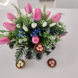 Tavaszi asztaldísz - ünnepi díszek, dekorációk - húsvéti díszek és dekorációk - húsvéti asztaldíszek - Meska.hu