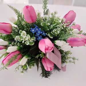 Tavaszi asztaldísz - ünnepi díszek, dekorációk - húsvéti díszek és dekorációk - húsvéti asztaldíszek - Meska.hu