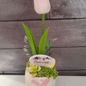 Cserepes tulipán 1 szálas - Meska.hu