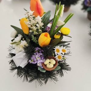 Tavaszi asztaldísz - ünnepi díszek, dekorációk - húsvéti díszek és dekorációk - húsvéti asztaldíszek - Meska.hu