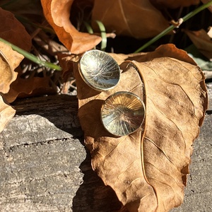 Aranyozott ezüst fülbevaló, Ékszer, Fülbevaló, Fülékszer, Ötvös, MESKA