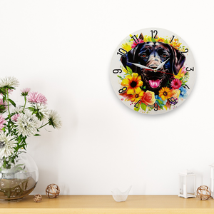 Labrador Falióra - otthon & életmód - dekoráció - fali és függő dekoráció - falióra & óra - Meska.hu