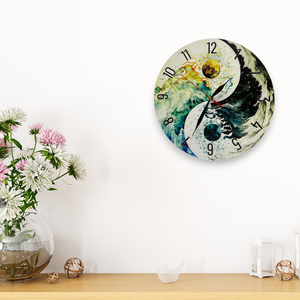 Yin-Yang - az egyensúly falióra - otthon & életmód - dekoráció - fali és függő dekoráció - falióra & óra - Meska.hu