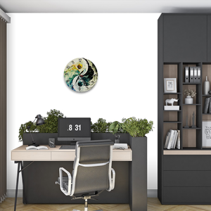 Yin-Yang - az egyensúly falióra - otthon & életmód - dekoráció - fali és függő dekoráció - falióra & óra - Meska.hu