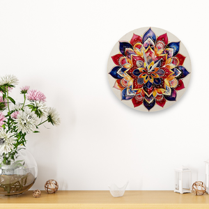 Mandala Falióra - otthon & életmód - dekoráció - fali és függő dekoráció - falióra & óra - Meska.hu