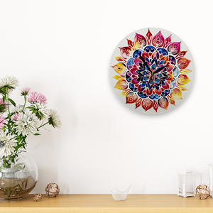 Mandala Falióra - otthon & életmód - dekoráció - fali és függő dekoráció - falióra & óra - Meska.hu