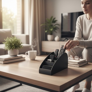 Asztali távirányító- és telefon tartó - Meska.hu