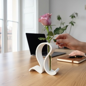 Designer váza, kémcsővel - Meska.hu