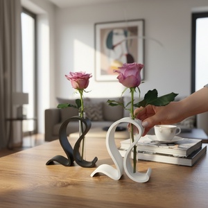 Designer váza, kémcsővel - otthon & életmód - virágdekoráció - virágtartó - váza - Meska.hu