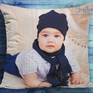 Pihe-puha párnahuzat saját fotóval, felirattal - polár, mikropolár vagy micropeach anyag, 40x40cm -  - Meska.hu