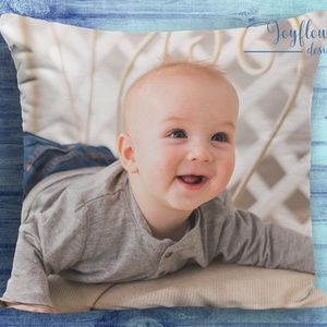 Pihe-puha párnahuzat saját fotóval, felirattal - polár, mikropolár vagy micropeach anyag, 40x40cm -  - Meska.hu