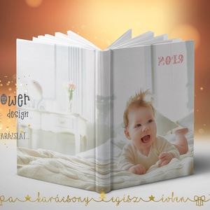 Határidőnapló/agenda egyedi borítóval - saját fotóval, felirattal - A/5 méretű heti vagy napi beosztású -  - Meska.hu