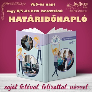 Határidőnapló/agenda egyedi borítóval - saját fotóval, felirattal - A/5 méretű napi vagy B/5-ös heti beosztású - otthon & életmód - papír, írószer - jegyzetfüzet & napló - Meska.hu