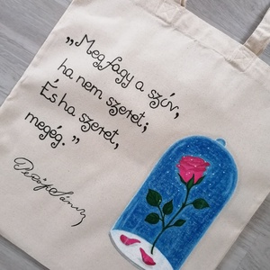 Megfagy a szív Petőfi vászontáska - Meska.hu