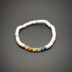 Habkő korong ásvány karkötő 5�2mm, Ékszer, Karkötő, Ásványkarkötő, , MESKA