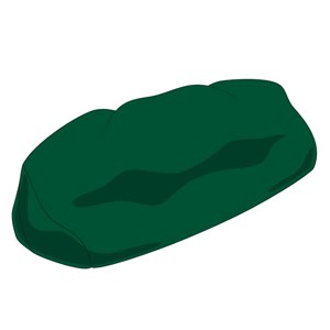 Zöld Relax Babzsák Kanapé Huzat, , , MESKA