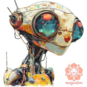 Robot lény v2 - ruha & divat - női ruha - póló, felső - Meska.hu