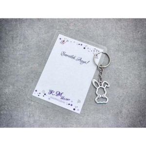 Szeretlek Anya stílusos nyuszi medálos kulcstartó, Táska & Tok, Kulcstartó & Táskadísz, Kulcstartó, , MESKA