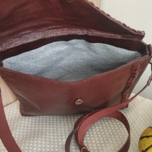Siena- Barna crossbody táska  - táska & tok - kézitáska & válltáska - vállon átvethető táska - Meska.hu