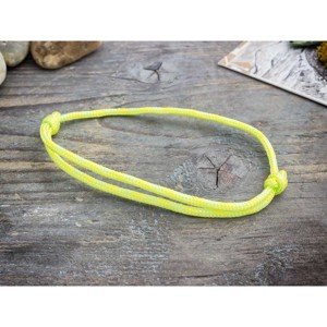 Célravezető sárga paracord karkötő - ékszer - karkötő - fonott karkötő - Meska.hu