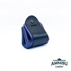 Fekete - metál sötétkék bőr 2in1 szütyő és kockatálca M8031-6012, Játék & Sport, Szerepjáték, , MESKA